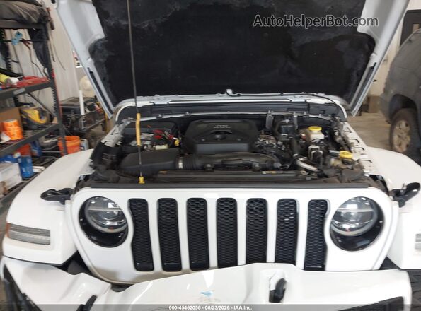 1C4HJXENXMW519010 2021 JEEP WRANGLER UNLIMITED Белый Вид сзади