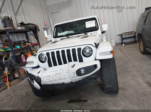 1C4HJXENXMW519010 2021 JEEP WRANGLER UNLIMITED Белый Вид щитка приборов