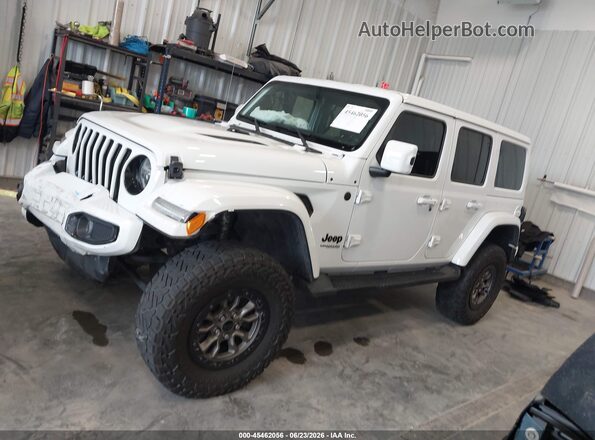 1C4HJXENXMW519010 2021 JEEP WRANGLER UNLIMITED Белый Панорамный вид салона 360°