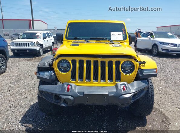 1C4HJXFG0KW614494 2019 JEEP WRANGLER UNLIMITED Yellow Vista del cuadro de instrumentos