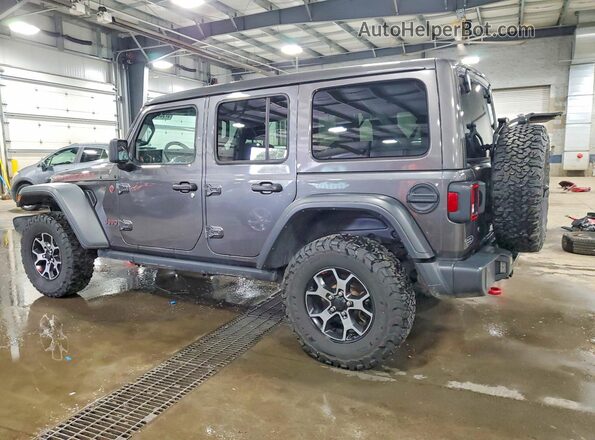 1C4HJXFG1JW266820 2018 JEEP WRANGLER Gray Rear left