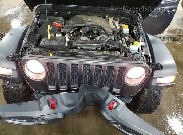 1C4HJXFG1JW266820 2018 JEEP WRANGLER Gray Rear interior view