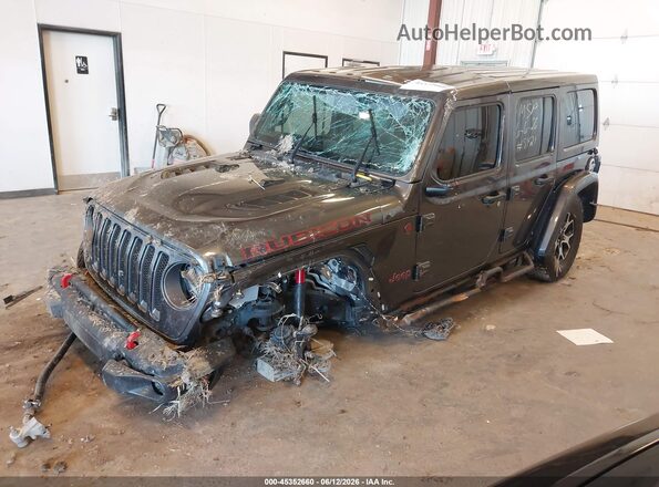 1C4HJXFG2MW554608 2021 JEEP WRANGLER UNLIMITED Gray Przód lewy