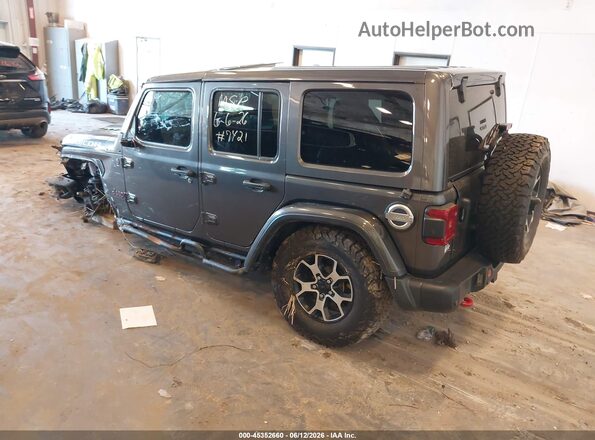 1C4HJXFG2MW554608 2021 JEEP WRANGLER UNLIMITED Gray Tył lewy
