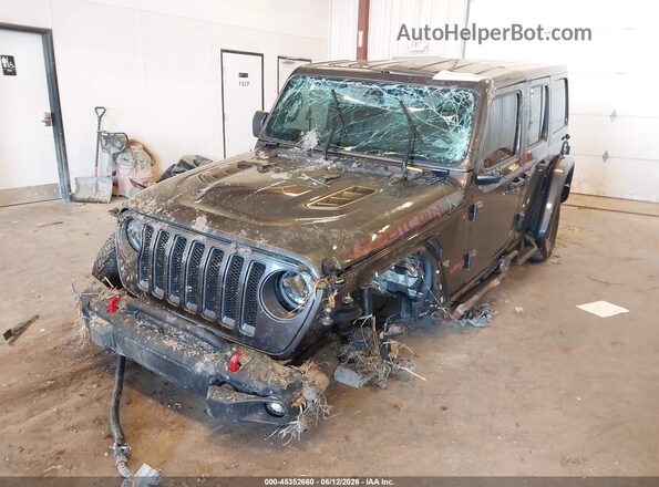 1C4HJXFG2MW554608 2021 JEEP WRANGLER UNLIMITED Gray Widok z przodu