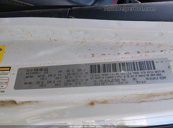 1C4HJXFG4LW217629 2020 JEEP WRANGLER UNLIMITED White Շարժիչի բաժամունքի տեսք