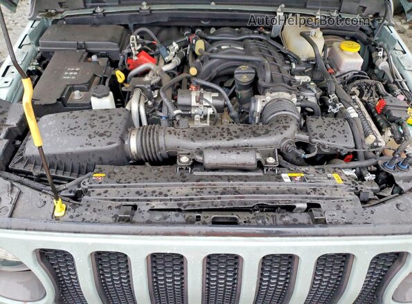 1C4HJXFG7PW560862 2023 JEEP WRANGLER Green Widok wnętrza z tyłu