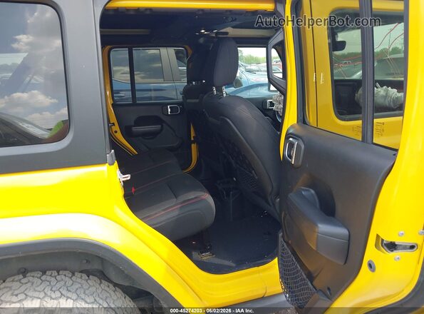 1C4HJXFG8LW196218 2020 JEEP WRANGLER UNLIMITED Yellow Vista de la etiqueta del VIN