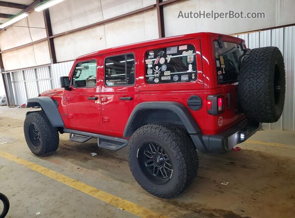 1C4HJXFG8MW678558 2021 JEEP WRANGLER Red უკანა მარცხენა