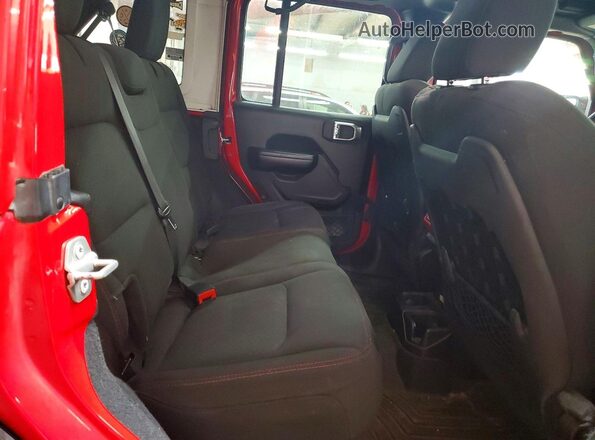 1C4HJXFG8MW678558 2021 JEEP WRANGLER Red უკანა სალონის ხედი