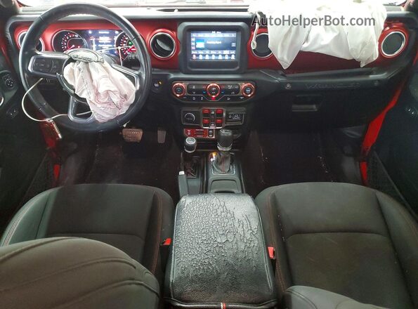 1C4HJXFG8MW678558 2021 JEEP WRANGLER Red წინა პანელის ხედი