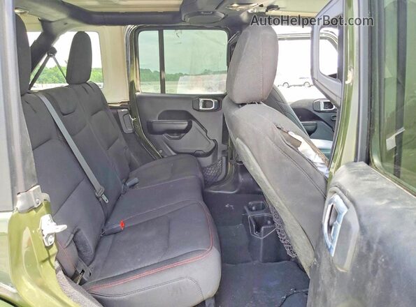 1C4HJXFGXMW712564 2021 JEEP WRANGLER Green Вид задніх сидінь