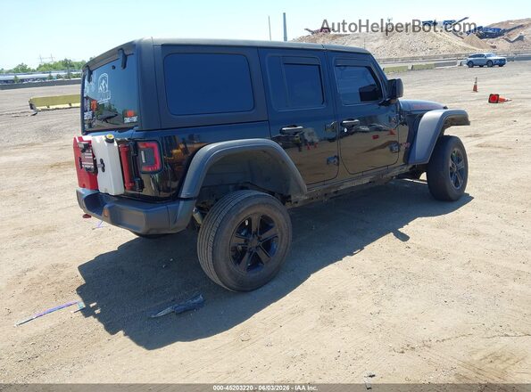 1C4HJXFN0JW141600 2018 JEEP WRANGLER UNLIMITED Black Trasero derecho