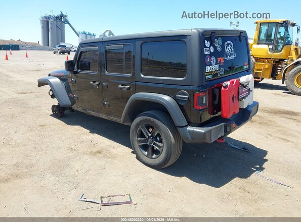 1C4HJXFN0JW141600 2018 JEEP WRANGLER UNLIMITED Black Trasero izquierdo