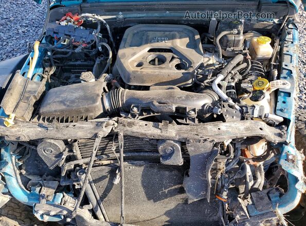 1C4HJXFN0LW127523 2020 JEEP WRANGLER Turquoise Widok wnętrza z tyłu