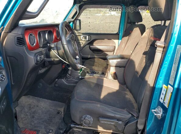 1C4HJXFN0LW127523 2020 JEEP WRANGLER Turquoise Widok wnętrza z przodu