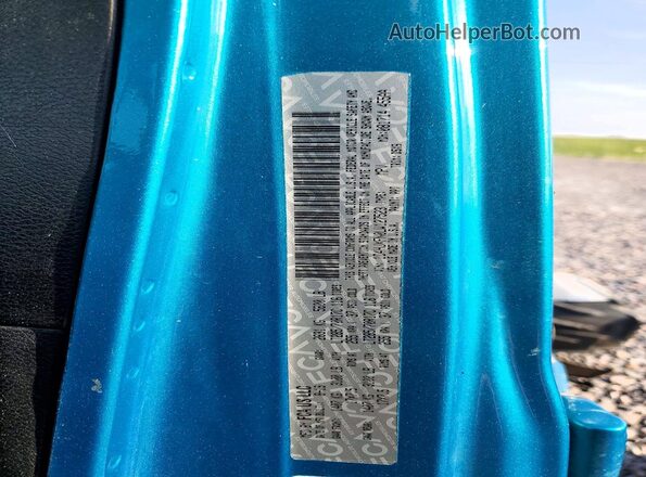 1C4HJXFN0LW127523 2020 JEEP WRANGLER Turquoise Widok naklejki z numerem VIN