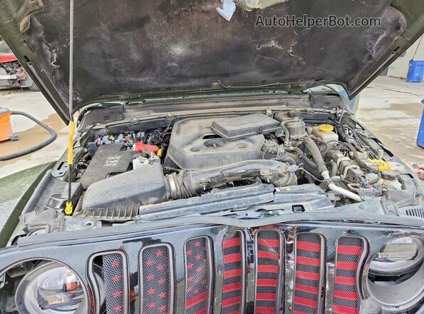 1C4HJXFN1LW291007 2020 JEEP WRANGLER Green Vista del compartimento del motor