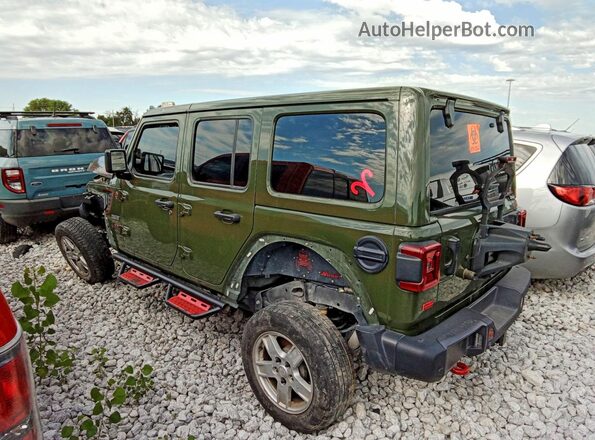 1C4HJXFN1LW291007 2020 JEEP WRANGLER Green Trasero izquierdo