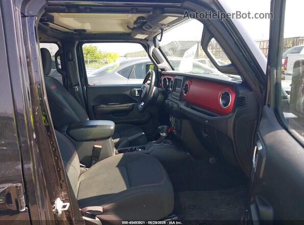 1C4HJXFN1MW739909 2021 JEEP WRANGLER UNLIMITED Black Вид салону спереду