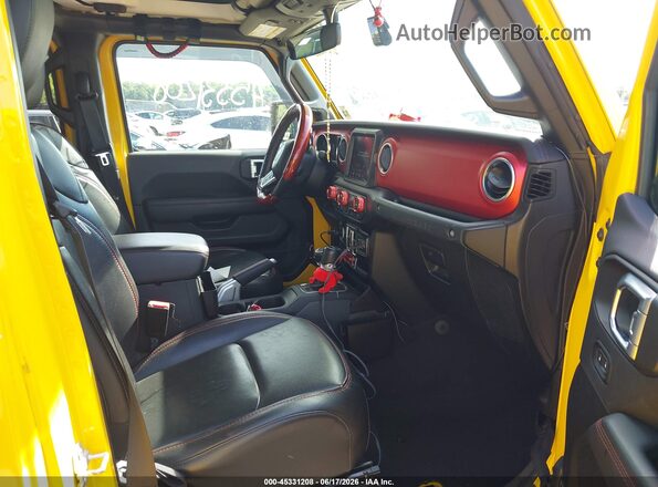 1C4HJXFN2MW719622 2021 JEEP WRANGLER UNLIMITED Yellow Սալոնի դիմացի տեսք