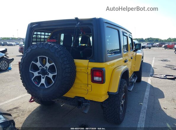 1C4HJXFN2MW719622 2021 JEEP WRANGLER UNLIMITED Yellow Հետևի աջ