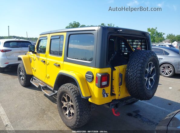 1C4HJXFN2MW719622 2021 JEEP WRANGLER UNLIMITED Yellow Դիմացի տեսք