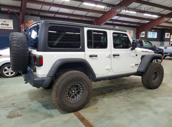 1C4HJXFN3LW243038 2020 JEEP WRANGLER Белый Задняя правая четверть