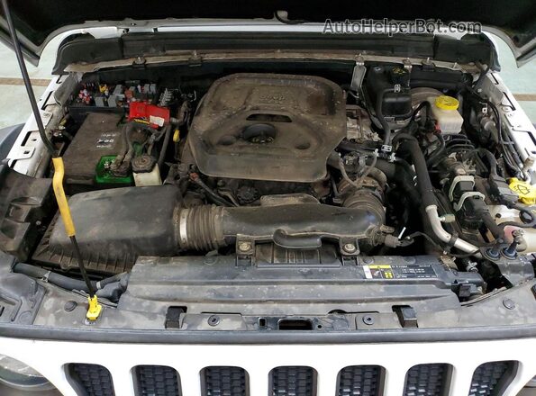 1C4HJXFN3LW243038 2020 JEEP WRANGLER Белый Вид подкапотного пространства