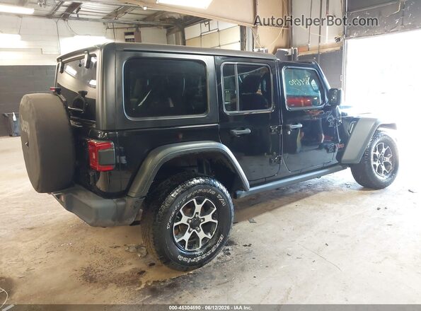 1C4HJXFN6MW569918 2021 JEEP WRANGLER UNLIMITED Черный Задняя правая четверть