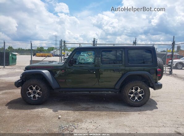 1C4HJXFN6MW620673 2021 JEEP WRANGLER UNLIMITED Зеленый Панорамный вид салона 360°