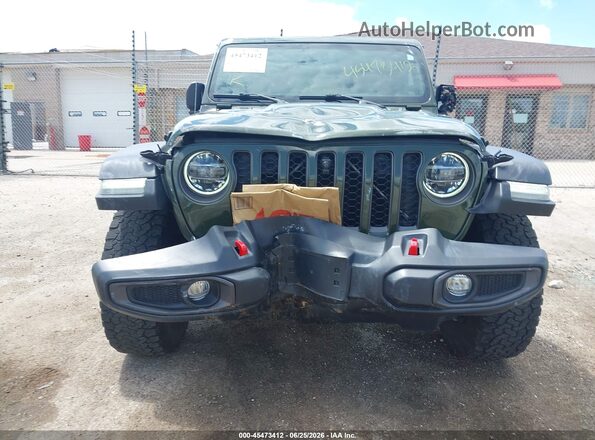 1C4HJXFN6MW620673 2021 JEEP WRANGLER UNLIMITED Зеленый Вид спереди