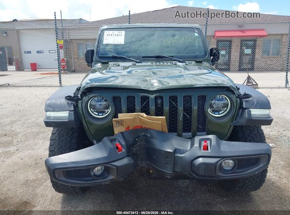 1C4HJXFN6MW620673 2021 JEEP WRANGLER UNLIMITED Зеленый Вид щитка приборов