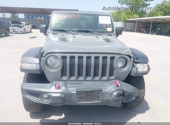 1C4HJXFN6MW741185 2021 JEEP WRANGLER UNLIMITED Gray Вид щитка приладів