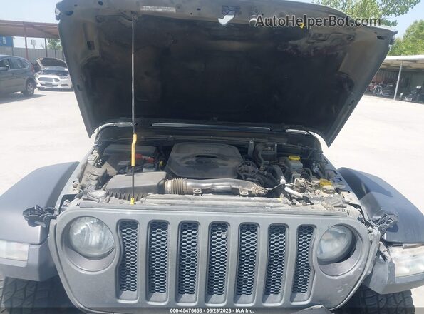 1C4HJXFN6MW741185 2021 JEEP WRANGLER UNLIMITED Gray Вид ззаду