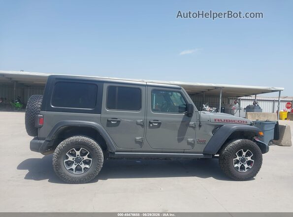 1C4HJXFN6MW741185 2021 JEEP WRANGLER UNLIMITED Gray Вид задньої частини салону