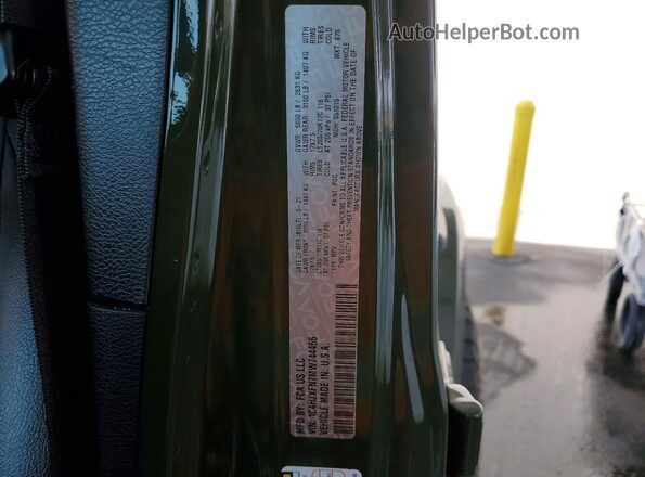1C4HJXFN7MW744466 2021 JEEP WRANGLER Green 