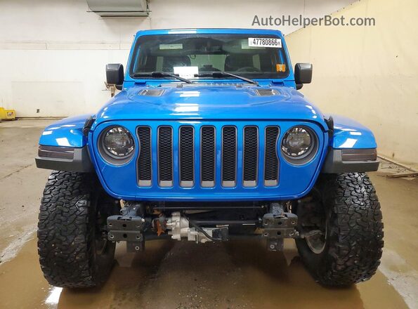 1C4HJXFN7PW637602 2023 JEEP WRANGLER Blue Вид спереду