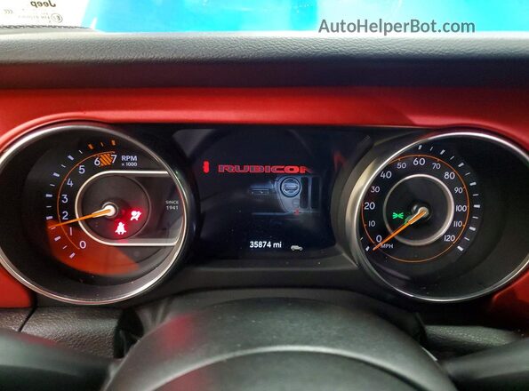 1C4HJXFN7PW637602 2023 JEEP WRANGLER Blue Вид щитка приладів