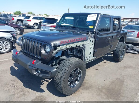 1C4HJXFN8PW600607 2023 JEEP WRANGLER Gray Przód lewy