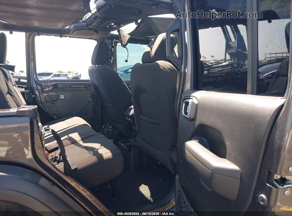 1C4HJXFN8PW600607 2023 JEEP WRANGLER Gray Widok naklejki z numerem VIN