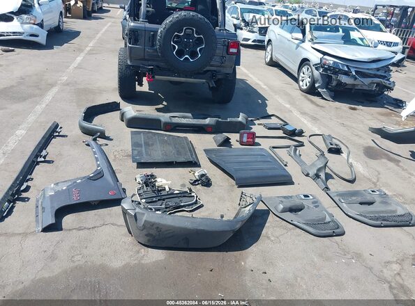 1C4HJXFN8PW600607 2023 JEEP WRANGLER Gray Widok zestawu wskaźników