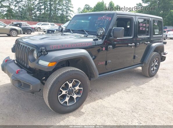 1C4HJXFN9MW584476 2021 JEEP WRANGLER UNLIMITED Black Przód lewy