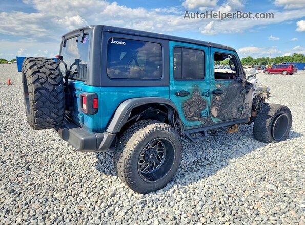 1C4HJXFNXLW351298 2020 JEEP WRANGLER Turquoise Задня права чверть