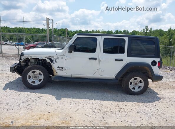 1C4HJXKN2MW698180 2021 JEEP WRANGLER UNLIMITED Белый Панорамный вид салона 360°