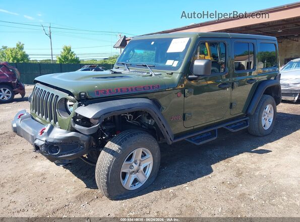 1C4JJXFG9MW838108 2021 JEEP WRANGLER UNLIMITED Green Widok z przodu