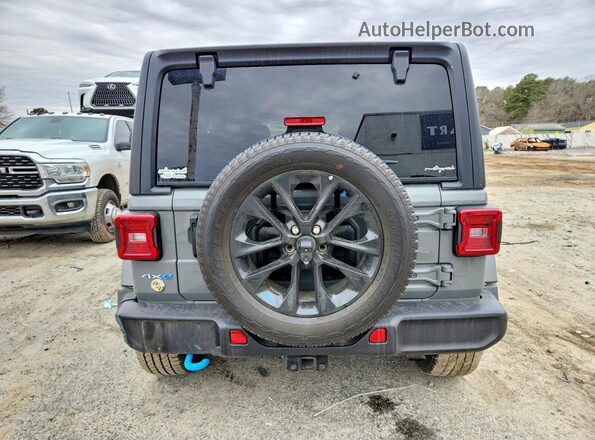 1C4JJXP60PW699061 2023 JEEP WRANGLER Gray Вид ззаду