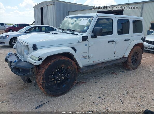 1C4JJXP62PW515156 2023 JEEP WRANGLER White წინა მარცხენა ხედი სამი მეოთხედიდან