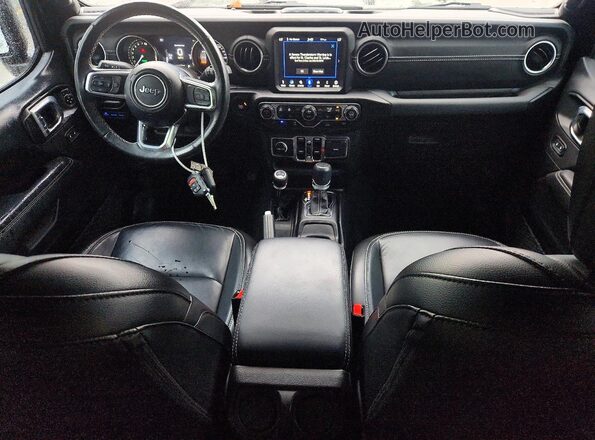 1C4JJXP65PW557062 2023 JEEP WRANGLER Black Dashboard view