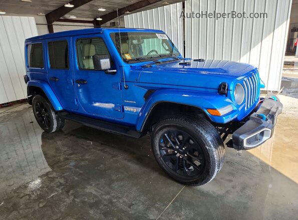 1C4JJXP68PW516781 2023 JEEP WRANGLER Blue Delantero derecho